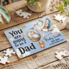 For Dad Baby Pregnancy Announcement Gift Stork Personalised Wooden Jigsaw Puzzle