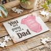 For Dad Pregnancy Announcement Gift Body Suit Personalised Wooden Jigsaw Puzzle