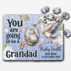 For Grandad Baby Pregnancy Announcement Gift Stork Custom Wood Jigsaw Puzzle For Grandad Baby Pregnancy Announcement Gift Stork Custom Wood Jigsaw Puzzle