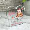 Bears Mother's Day Gift For Nan Keepsake Heart Ornament Plaque