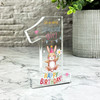 1st Birthday Gift Special Girl Rabbit Keepsake Number One Ornament Plaque