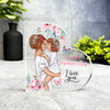 Mother's Day Gift For Mum Red Hair Keepsake Side Heart Ornament Plaque