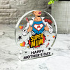 Mother's Day Gift For Mum Comic Super Mum Keepsake Snowglobe Ornament Plaque