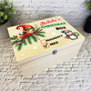 Elf Wooden Personalised Children's Christmas Eve Box