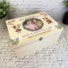 Son & Son-In-Law Wreath Wooden Personalised Photo Christmas Hamper Gift Box