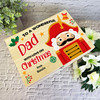 Wooden Personalised Christmas Hamper Gift Box For Dad Light Skin Nutcracker