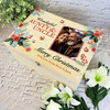 For Aunty & Uncle Wooden Personalised Photo Christmas Hamper Gift Box