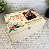 For Aunty & Uncle Wooden Personalised Photo Christmas Hamper Gift Box