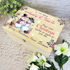 Aunty & Uncle Snowmen Wooden Personalised Christmas Hamper Gift Box Aunty & Uncle Snowmen Wooden Personalised Christmas Hamper Gift Box