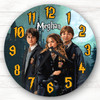 Harry Potter Films Personalised Gift For Kid's Bedroom Clock