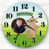 Makka Pakka Photo Personalised Gift For Kid's Bedroom Clock