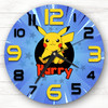 PokÃ©mon Pikachu Personalised Gift For Kid's Bedroom Clock