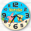 Spongebob SquarePants Patrick Star Personalised Gift For Kid's Bedroom Clock