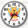 Winnie-The-Pooh Personalised Gift For Kid's Bedroom Clock