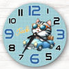 Car Sunglasses Cat Personalised Gift For Kid's Bedroom Clock