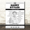 Harry Styles - Concert Setlist Poster Print Canvas - Coventry Building Society Arena, Coventry, England - May 23rd 2023