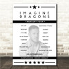 Imagine Dragons - Concert Setlist Poster Print Canvas - Olympiastadion, Munich, Germany - September 3rd 2023 Imagine Dragons - Concert Setlist Poster Print Canvas - Olympiastadion, Munich, Germany - September 3rd 2023