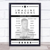 Imagine Dragons - Concert Setlist Poster Print Canvas - Olympiastadion, Munich, Germany - September 3rd 2023 Imagine Dragons - Concert Setlist Poster Print Canvas - Olympiastadion, Munich, Germany - September 3rd 2023