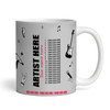 Grey Photo Concert Setlist Mug - Any Artist, Gig Date Venue Grey Photo Concert Setlist Mug - Any Artist, Gig Date Venue