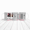 Grey Photo Concert Setlist Mug - Any Artist, Gig Date Venue Grey Photo Concert Setlist Mug - Any Artist, Gig Date Venue