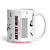 Music Photo Concert Setlist Mug - Any Artist, Gig Date Venue Music Photo Concert Setlist Mug - Any Artist, Gig Date Venue