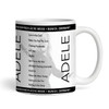 Adele Concert Setlist Gig Mug - Adele at Sonderfreifläche Messe - Munich, Germany - August 16th 2024