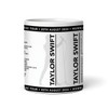 Black Male Taylor Swift Concert Setlist Gig Mug - Wembley Stadium, London, England, 20th Aug 2024