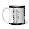 Black Male Taylor Swift Concert Setlist Gig Mug - Wembley Stadium, London, England, 20th Aug 2024