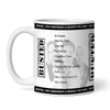 Busted Concert Setlist Gig Mug - Utilita Arena Cardiff, Cardiff, Wales - September 3rd 2023