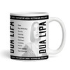 Dua Lipa Concert Setlist Gig Mug - Motorpoint Arena, Nottingham, England - April 26th 2022