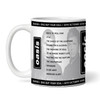 Oasis Concert Setlist Gig Mug - Cardiff International Arena, Cardiff, Wales - October 24th 2008