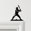 Door Topper Baseball Player Stance Various Colours Top Of Door Decorative Sign