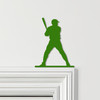 Door Topper Baseball Player Various Colours Top Of Door Frame Decorative Sign