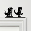 Door Topper Cute Dinosaurs T-Rex Kids Room Decor Various Colours Decorative Sign