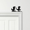 Door Topper Cute Dinosaurs T-Rex Kids Room Decor Various Colours Decorative Sign