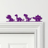 Door Topper Cute Dinosaurs Kids Room Decor Various Colours Frame Decor Sign