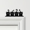 Door Topper Cute Kittens Various Colours Top Of Door Frame Decorative Sign