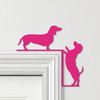 Door Topper Dachshund Dogs Various Colours Top Of Door Frame Decorative Sign