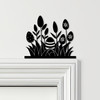 Door Topper Easter Decor Eggs Tulips Various Colours Top Of Door Decorative Sign