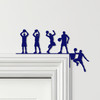 Door Topper Basketball Players Hoop Various Colours Top Of Door Decorative Sign