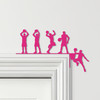 Door Topper Basketball Players Hoop Various Colours Top Of Door Decorative Sign