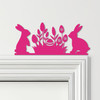Door Topper Easter Decor Tulips Bunnies Various Colours Decorative Sign