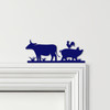 Door Topper Farm Animals Kids Room Decor Various Colours Decorative Sign