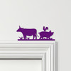 Door Topper Farm Animals Kids Room Decor Various Colours Decorative Sign