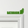 Door Topper Bathroom Decor Toilet Various Colours Top Of Door Frame Decor Sign