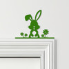 Door Topper Floral Easter Decor Bunnies Various Colours Decorative Sign