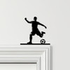 Door Topper Footballer Football Various Colours Top Of Door Frame Decor Sign