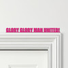 Door Topper Glory Glory Man United Football Various Colours Frame Decor Sign