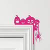 Door Topper Halloween Decor Pumpkins Spider Various Colours Frame Decor Sign