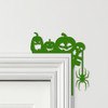 Door Topper Halloween Decor Pumpkins Spider Various Colours Frame Decor Sign